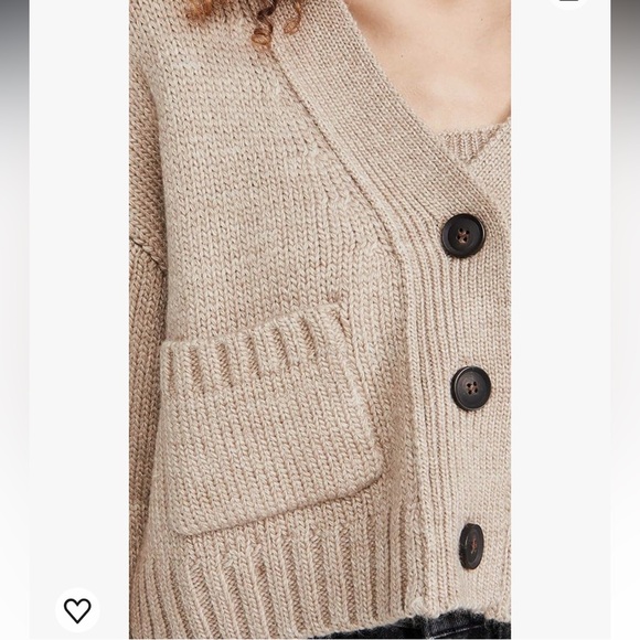 English Factory Women's V Neck Sweater Cardigan — NWT - Picture 6 of 11